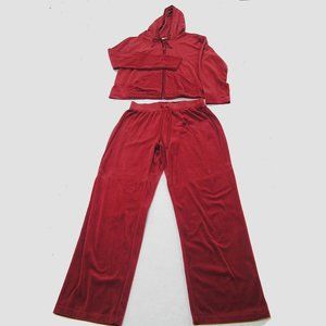 Kim Rogers Red TrackSuit Size Small